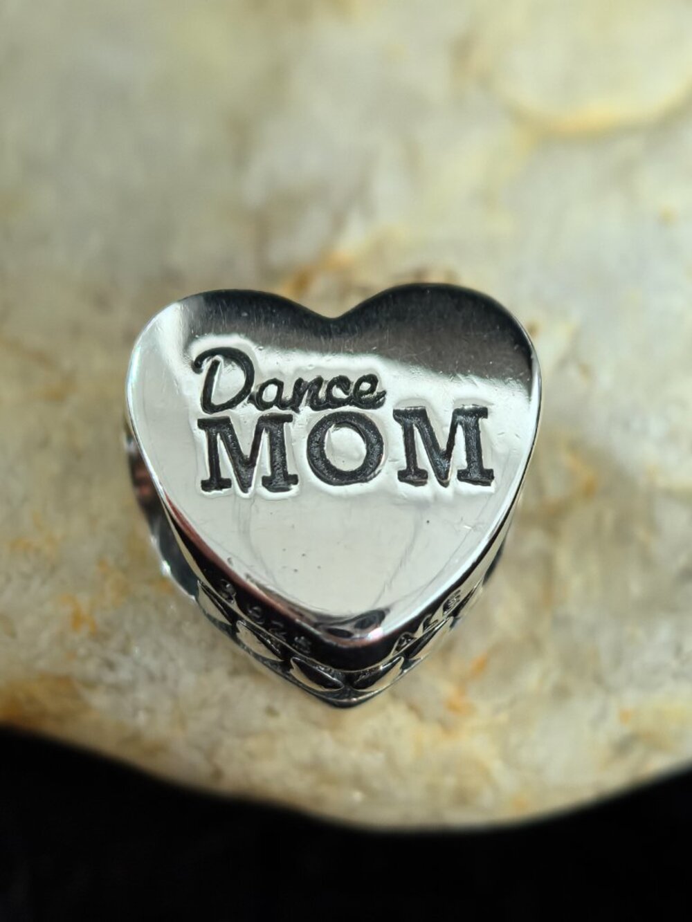 Pandora Dance Mom Exclusive Travel Heart Charm, S925 Silver Jewelry (Women's)